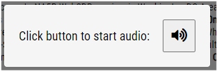 Chrome Audio Start
                  Button